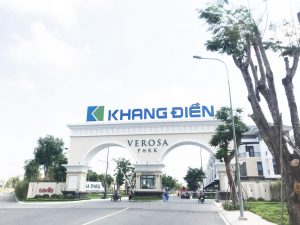 dự án xe nâng người tại Khang Điền